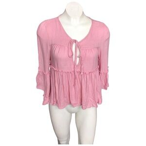 Romeo & Juliet Couture Pink Blouse